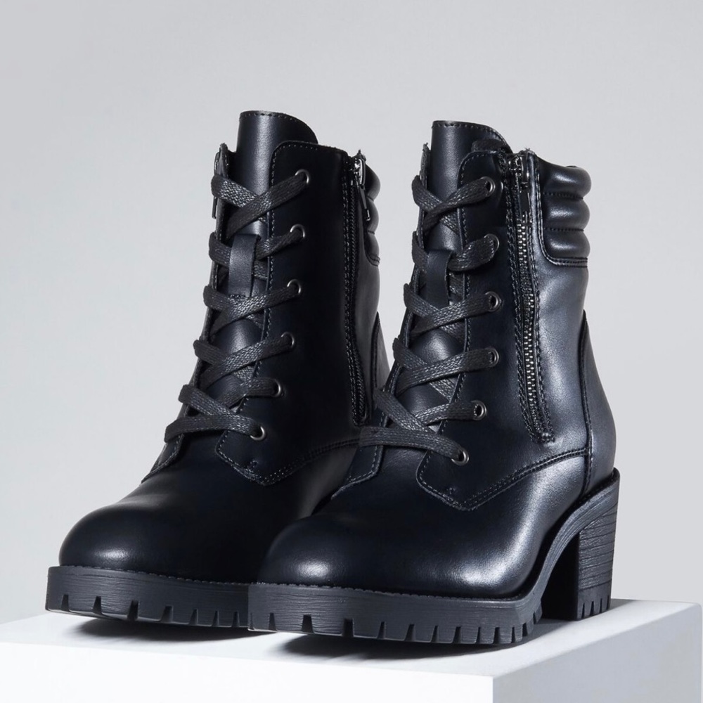 Steve Madden platform combat boots